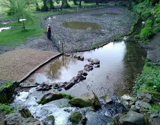 River Restoration With Coir Roll